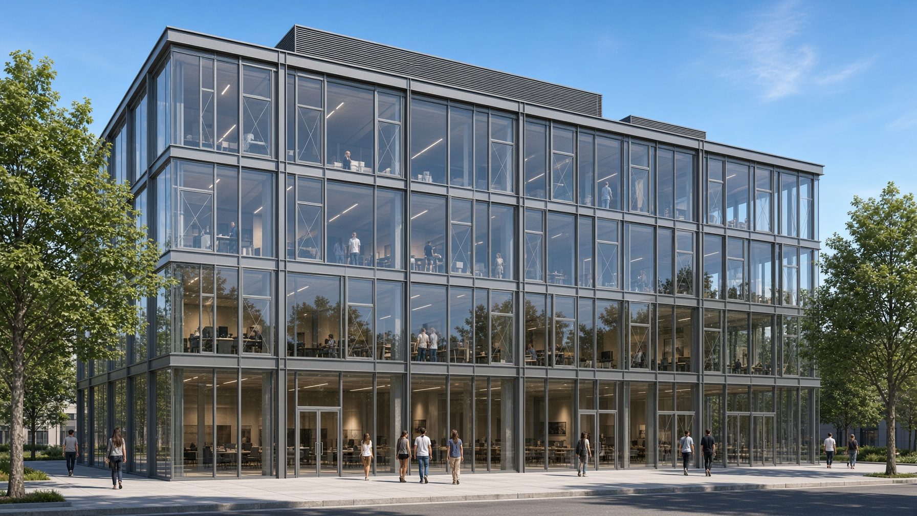 LabCampus – Hörsaalgebäude mit Bibliothek